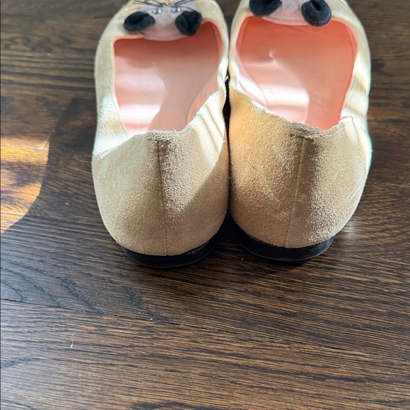 Kate Spade Gold and Black Mouse Flats - Picture 4 of 4